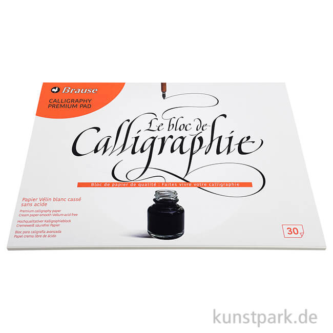 Artikelbild 1 des Artikels “BRAUSE Kalligraphie Block - 125g, 30 Blatt “