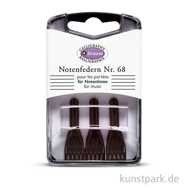 Artikelbild 1 des Artikels “BRAUSE Notenfeder Nr. 68, 3 Stück “