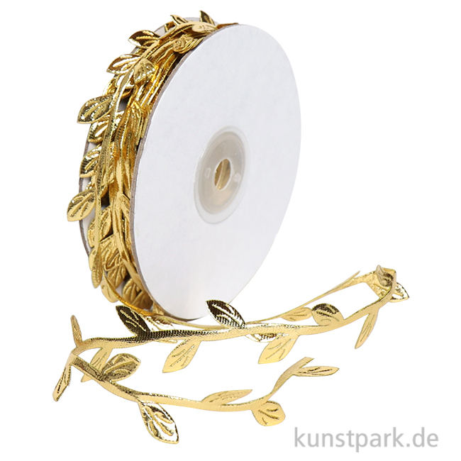 Artikelbild 1 des Artikels “Buchsgirlande auf Band, Gold, 10 m “