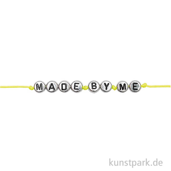 Artikelbild 1 des Artikels “Buchstaben Perlen Mix, Rund, Silber, 165 Stück “