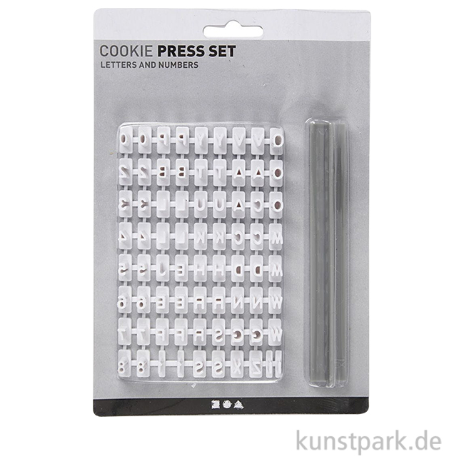 Artikelbild 1 des Artikels “Buchstaben- und Zahlen-Stempelset für Modelliermassen “