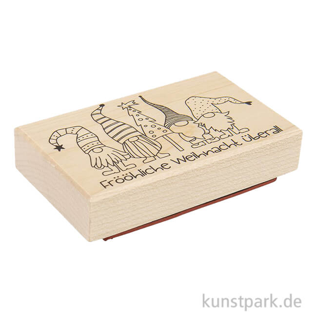 Artikelbild 1 des Artikels “Butterer Stempel - Es wichtelt, Holz, 6 x 10 cm “