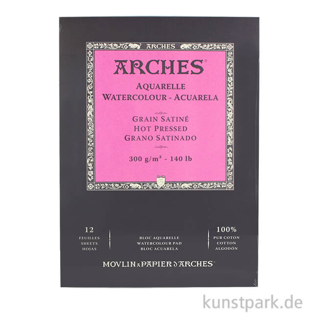 Artikelbild 1 des Artikels “ARCHES Aquarellpapier satiniert, 12 Blatt, 300g “