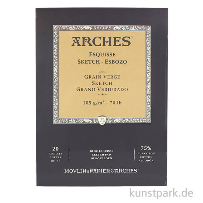 Artikelbild 1 des Artikels “ARCHES SKETCHING, 20 Blatt, 105g 26 x 36 cm“