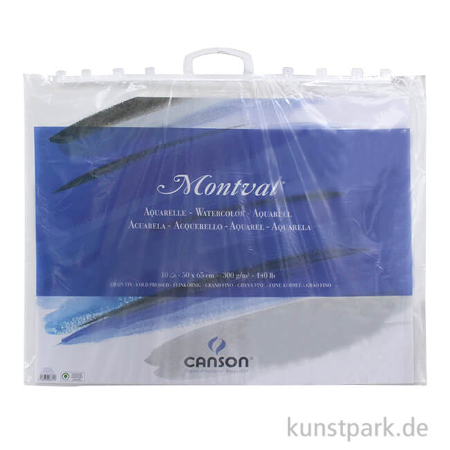 Artikelbild 1 des Artikels “Canson MONTVAL Aquarell Tasche, 10 Blatt, 300g fein, 50 x 65 cm “