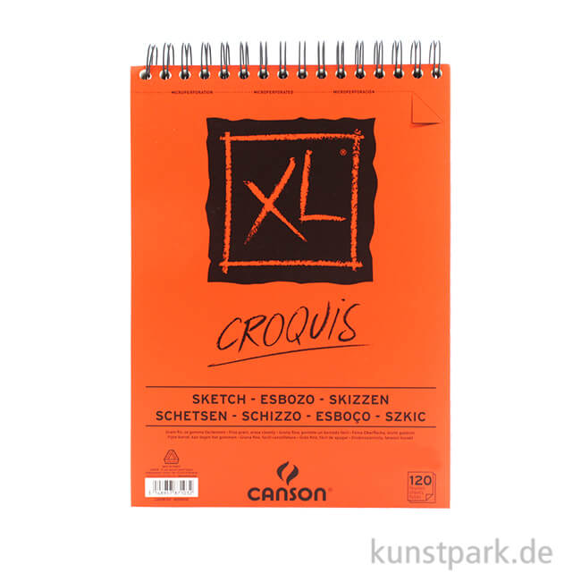 Artikelbild 1 des Artikels “Canson Skizzen XL Spiral-Block, 90g DIN A5“