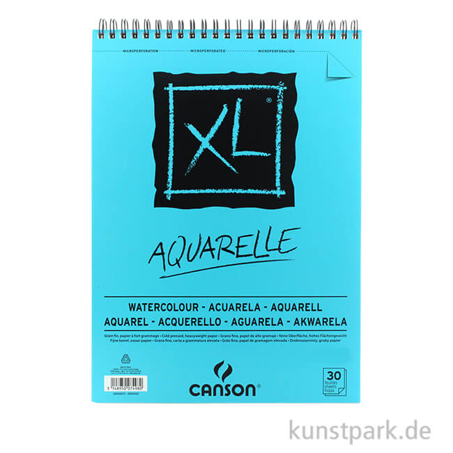 Artikelbild 1 des Artikels “Canson XL AQUARELLE - Aquarellpapier, 30 Blatt, 300g DIN A4“