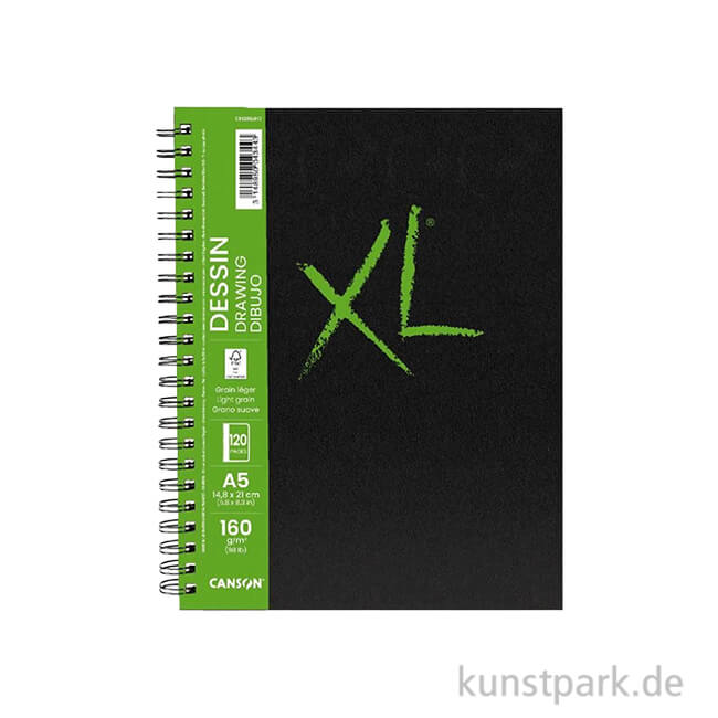 Artikelbild 1 des Artikels “Canson XL Dessin Skizzenbuch, Spiral, DIN A5, 60 Blatt, 160 g/m² “