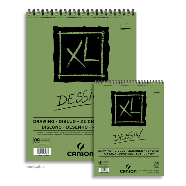 Artikelbild 1 des Artikels “Canson XL Dessin Zeichenpapier, 50 Blatt, 160g DIN A4“