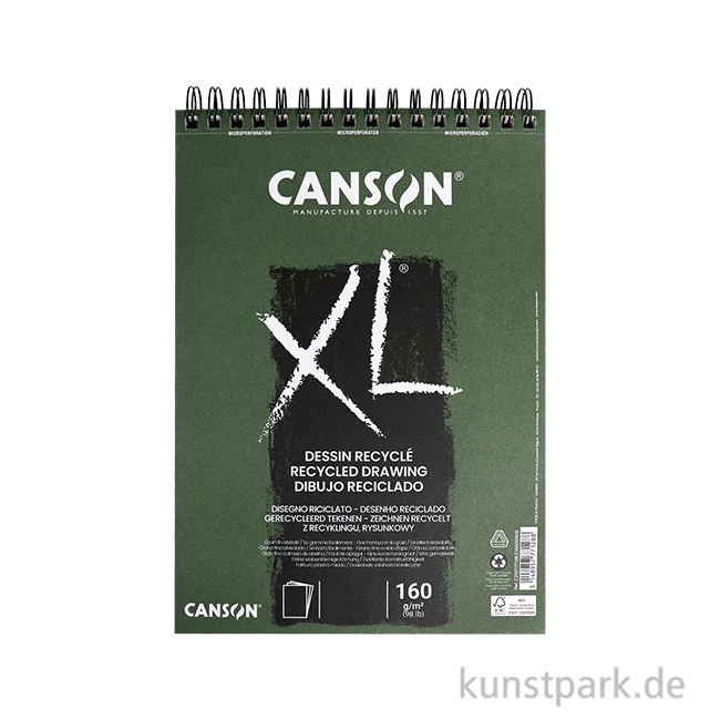 Artikelbild 1 des Artikels “Canson XL Recycled, 160g DIN A5 (25 Blatt)“