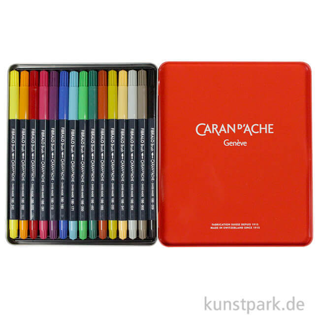 Artikelbild 1 des Artikels “Caran d'Ache FIBRALO Brush Pen 15er Set “