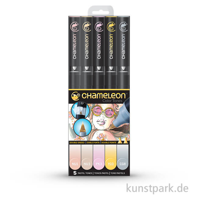 Artikelbild 1 des Artikels “Chameleon Pen Set - 5 Pastell Tones “