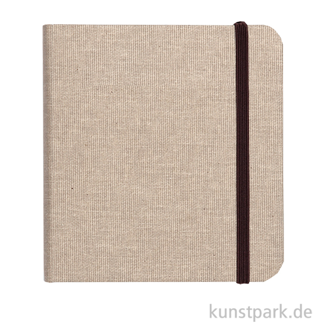 Artikelbild 1 des Artikels “Clairefontaine Goldline Reisealbum, Natur-Leinen, 180 g/m², 32 Blatt 15 x 15 cm“
