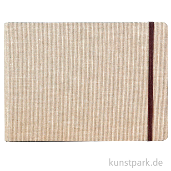 Artikelbild 1 des Artikels “Clairefontaine Goldline Reisealbum, Natur-Leinen, 180 g/m², 32 Blatt DIN A5“