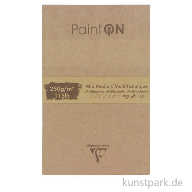 Artikelbild 1 des Artikels “Clairefontaine Paint'ON Zeichenpapier MIX, 250 g, 50 Blatt “