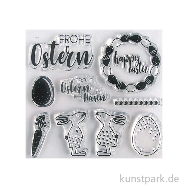 Artikelbild 1 des Artikels “Clear Stamps - Osterfreunde, 102,5  x  97  mm, 9 Motive “