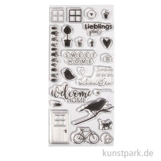 Artikelbild 1 des Artikels “Clear Stamps - Welcome Home, 97 x 205 mm, 23 Motive “