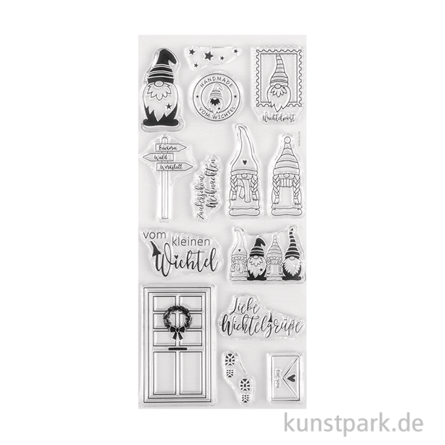 Artikelbild 1 des Artikels “Clear Stamps - Wichtelpost, 97 x 205 mm, 14 Motive “