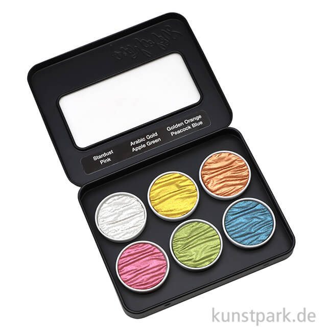 Artikelbild 1 des Artikels “COLIRO Pearl Colors - 6 Perlglanzfarben im Metallkasten, Candy “
