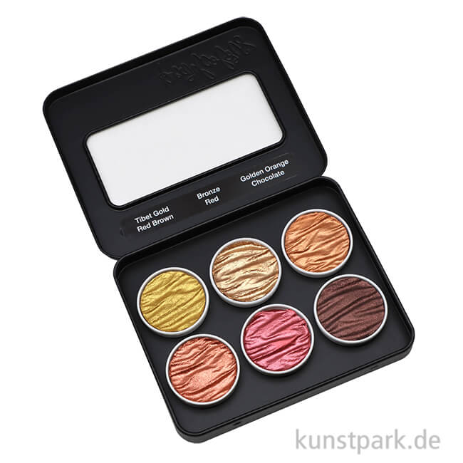 Artikelbild 1 des Artikels “COLIRO Pearl Colors - 6 Perlglanzfarben im Metallkasten, Earth “