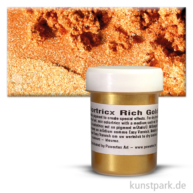 Artikelbild 1 des Artikels “Colortricx Pigment 40 ml Einzelfarbe | Reichgold“
