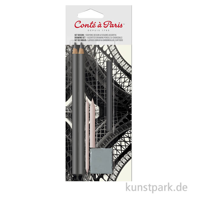 Artikelbild 1 des Artikels “Conte Drawing Set - Graphitstifte, Zeichenkohle und Zubehör “