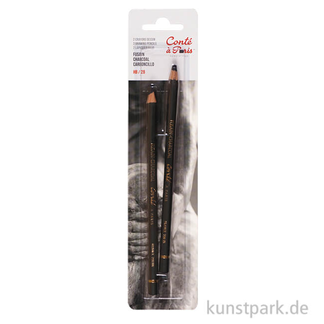 Artikelbild 1 des Artikels “Conte Kohlestifte 2 Stück im Blister “