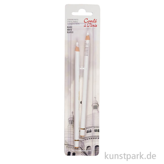Artikelbild 1 des Artikels “Conte Pastellstifte - 2 weiße Stifte im Blister “