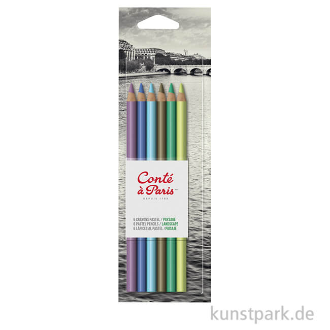 Artikelbild 1 des Artikels “Conte Pastellstifte - 6er Landschaftssortiment im Blister “