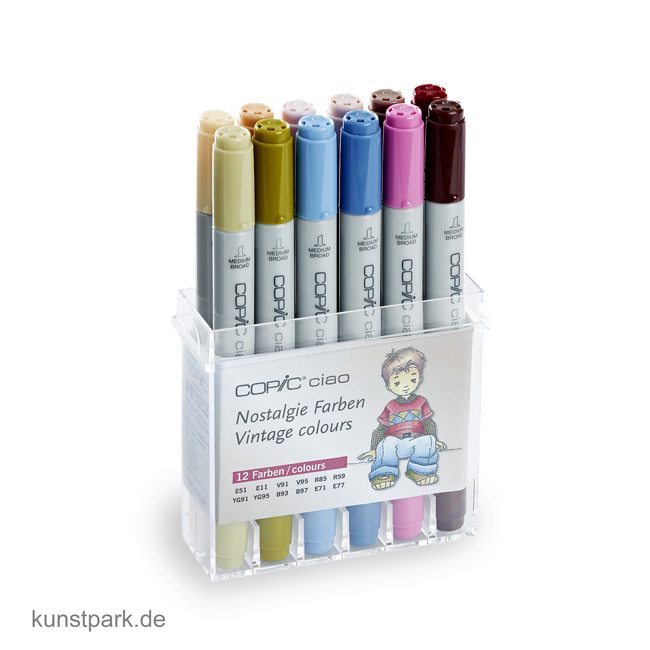 Artikelbild 1 des Artikels “COPIC ciao Set 12er - Nostalgie “