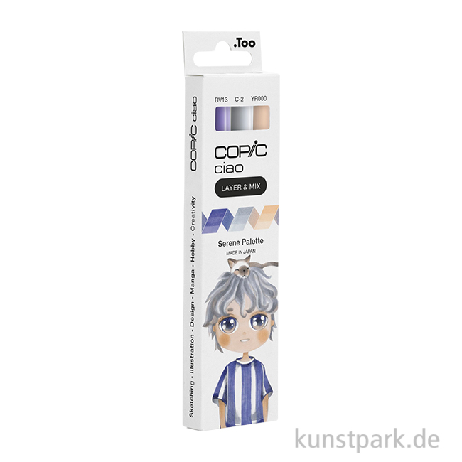 Artikelbild 1 des Artikels “COPIC ciao Set - 3er Serene Palette “