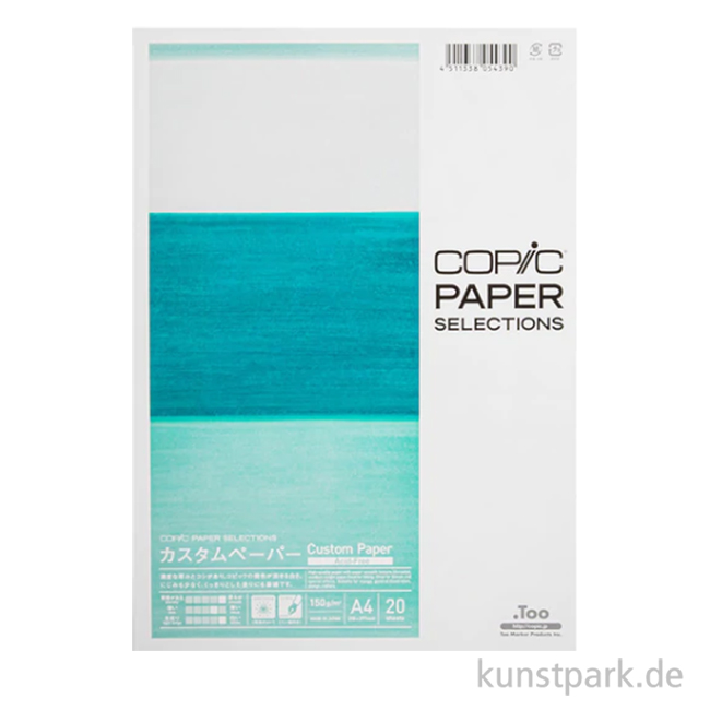 Artikelbild 1 des Artikels “COPIC Custom Marker Papier, DIN A4, 20 Blatt, 150g/m² “