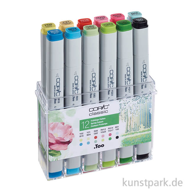 Artikelbild 1 des Artikels “COPIC Marker Set 12er - Frühlingsfarben “