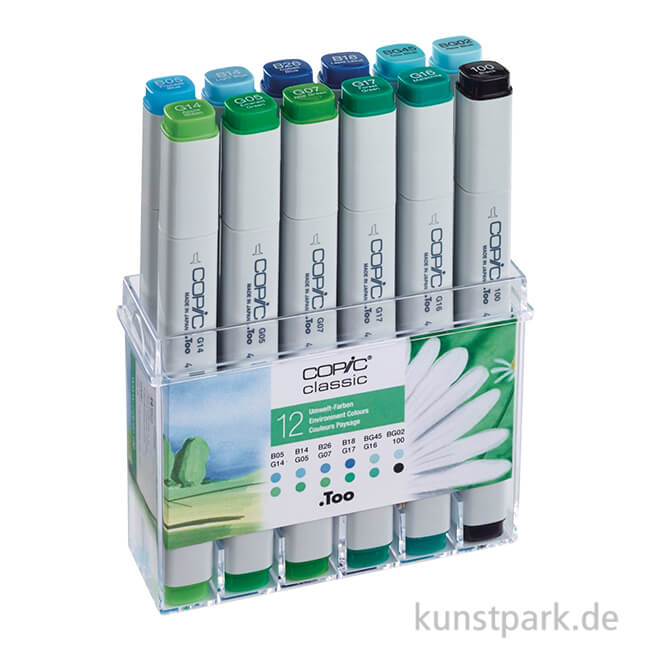 Artikelbild 1 des Artikels “COPIC Marker Set 12er - Umweltfarben “