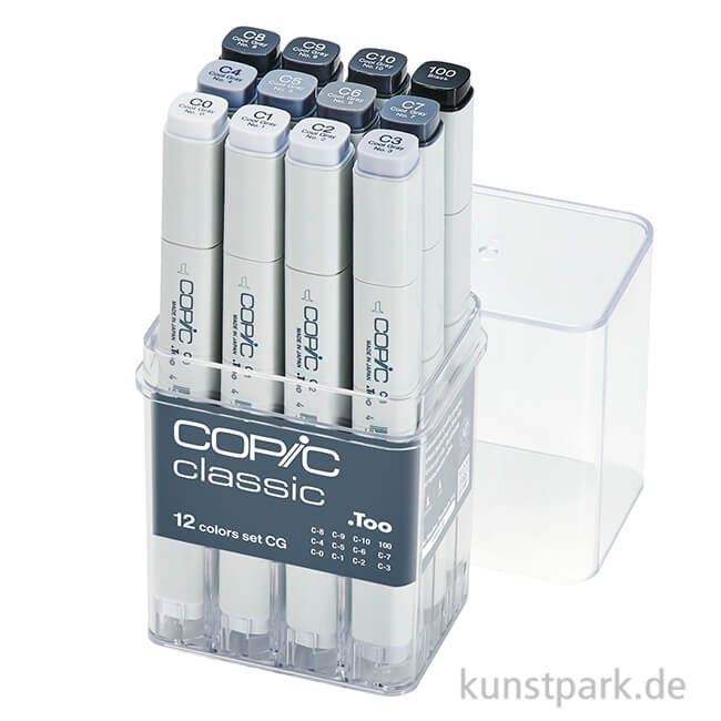 Artikelbild 1 des Artikels “COPIC Marker Set 12er - Grau CG “