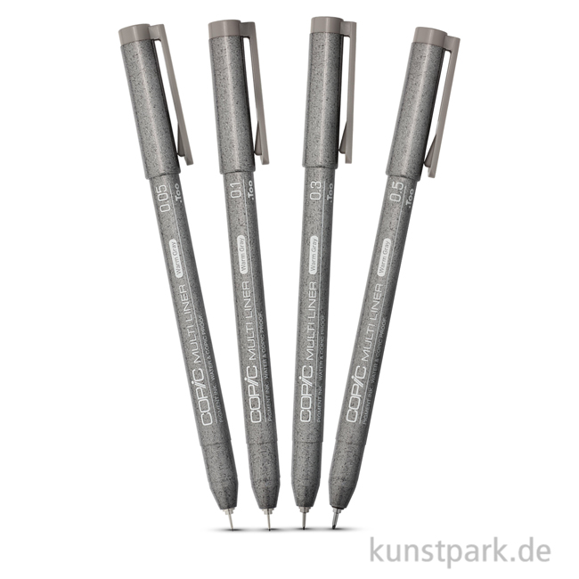 Artikelbild 1 des Artikels “COPIC Multiliner Warm Grey Classic Set - 4 Strichstärken “