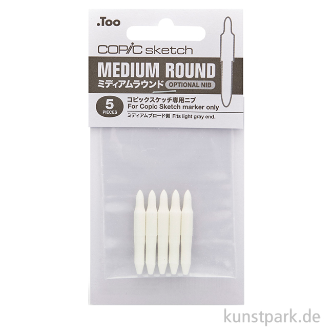Artikelbild 1 des Artikels “COPIC Sketch Spitzen Medium Round, 5 Stück “