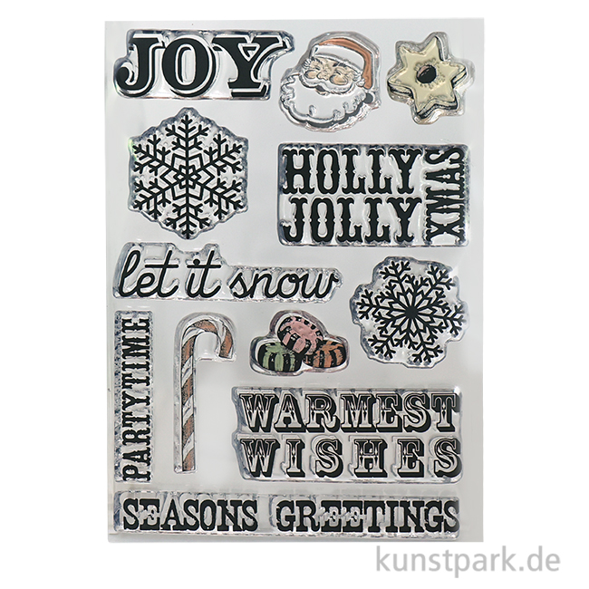 Artikelbild 1 des Artikels “CraftEmotions Clear Stamps - Christmas Sprüche, DIN A6 “