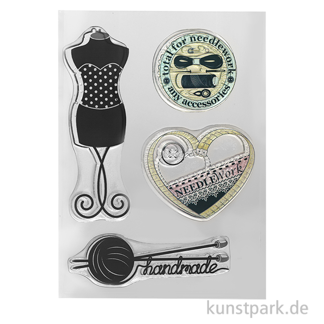 Artikelbild 1 des Artikels “CraftEmotions Clear Stamps - Couture Körper, DIN A6 “
