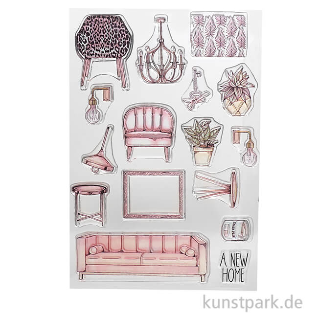 Artikelbild 1 des Artikels “CraftEmotions Clear Stamps - New Home, DIN A5 “