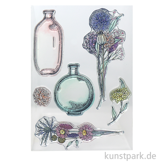 Artikelbild 1 des Artikels “CraftEmotions Clear Stamps - Trockenblumen Vasen, DIN A6 “