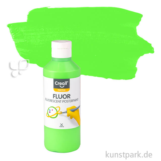 Artikelbild 1 des Artikels “Creall FLUOR Gouachefarben 250 ml Einzelfarbe | 09 Grün“