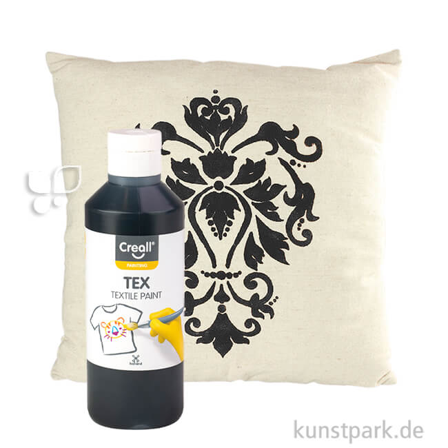 Artikelbild 1 des Artikels “Creall TEX Stoffmalfarbe 250 ml | Schwarz“