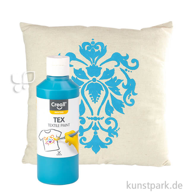 Artikelbild 1 des Artikels “Creall TEX Stoffmalfarbe 250 ml | Türkis“