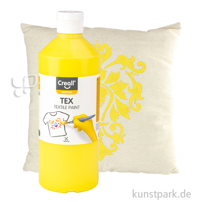 Artikelbild 1 des Artikels “Creall TEX Stoffmalfarbe 500 ml | Hellgelb“