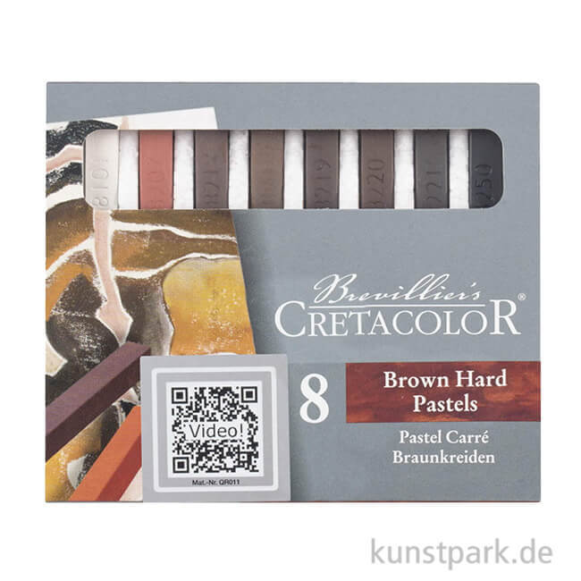 Artikelbild 1 des Artikels “Cretacolor Braunkreide - 8er Pastellkreide-Set im Kartonetui “