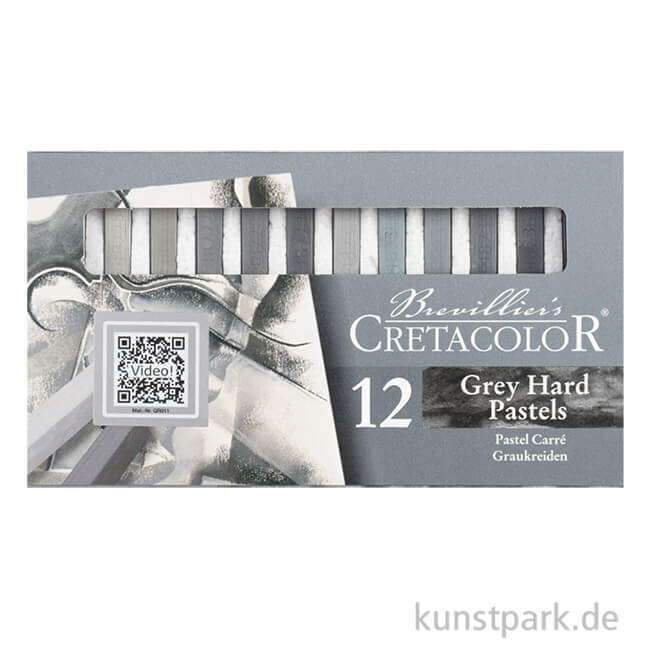 Artikelbild 1 des Artikels “Cretacolor Graukreide - 12er Pastellkreide-Set im Kartonetui “