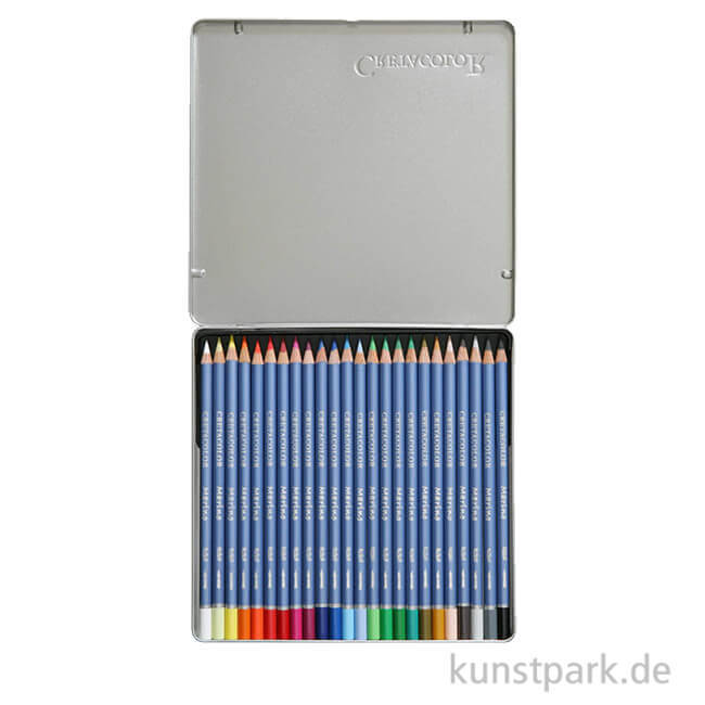 Artikelbild 1 des Artikels “Cretacolor MARINO Aquarellstifte - 24 Farben sortiert im Metalletui “