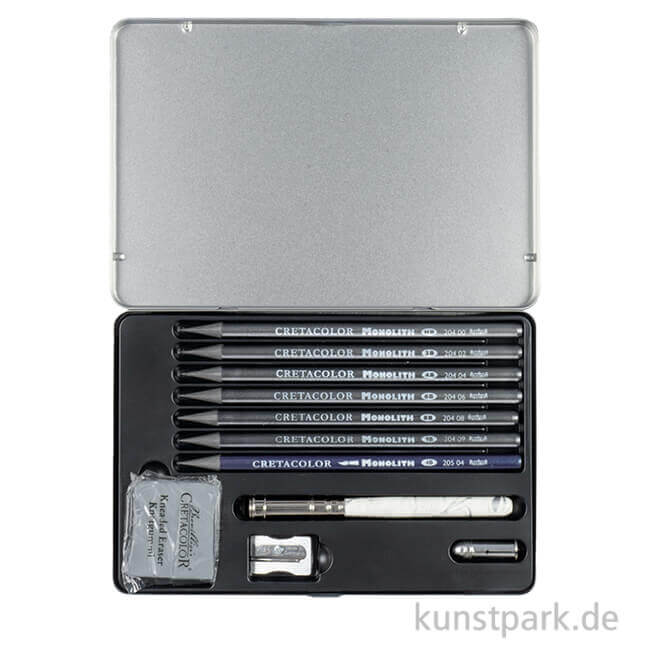 Artikelbild 1 des Artikels “Cretacolor MONOLITH Graphitstifte - Box mit Zubehör “