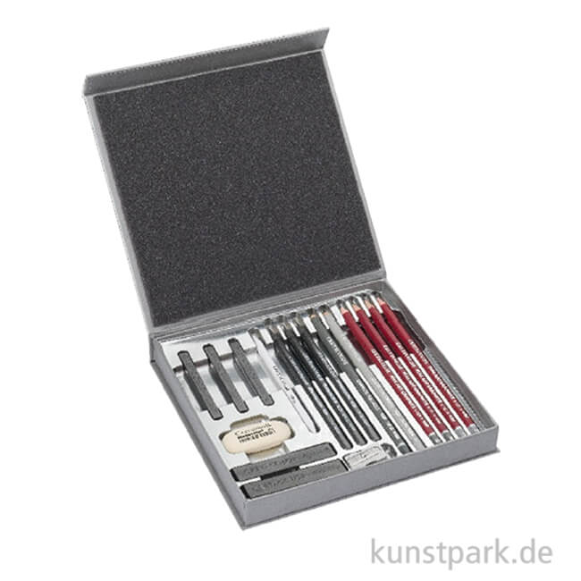 Artikelbild 1 des Artikels “Cretacolor SILVER BOX, 17-teiliges Graphitset “